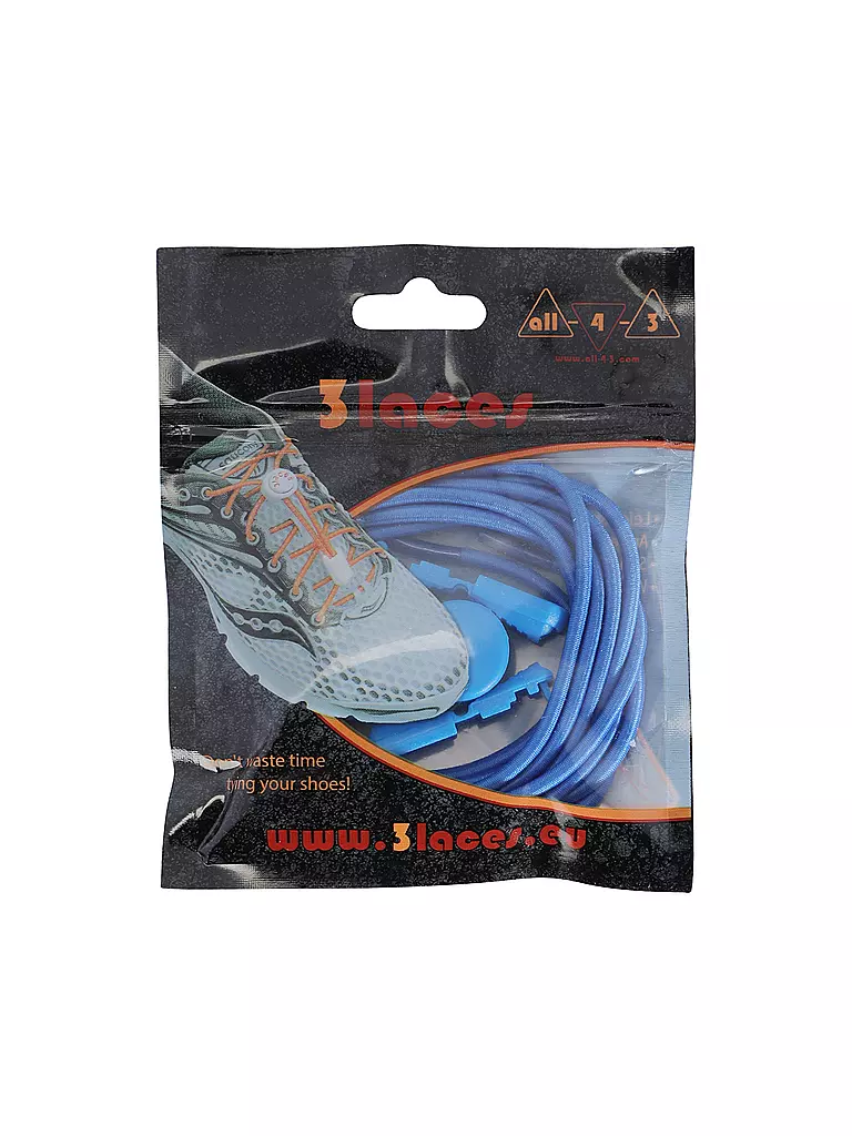 3 LACES | Lacets 3Laces | Bleu