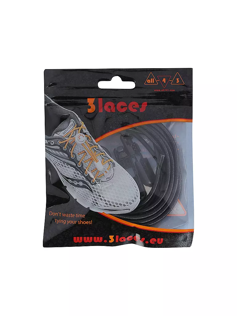 3 LACES | Schuhbänder 3Laces | Noir