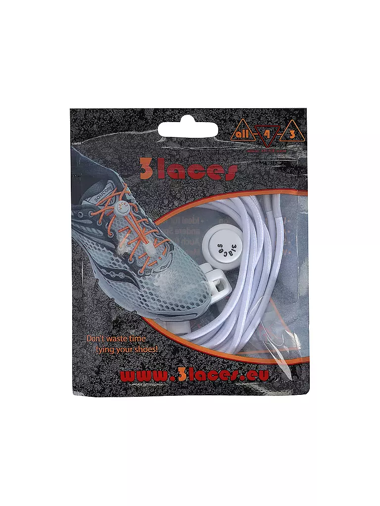 3 LACES | Schuhbänder 3Laces | Blanc