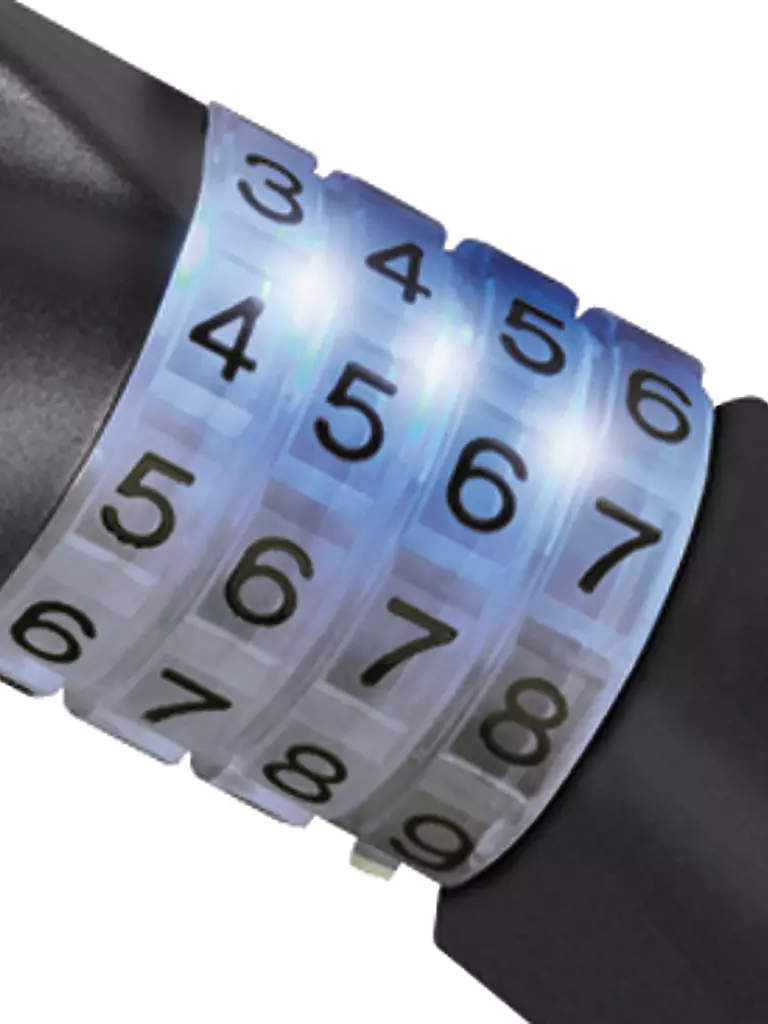 ABUS | Antivol à câble spiralé Raydo Pro 1450/185 | Noir