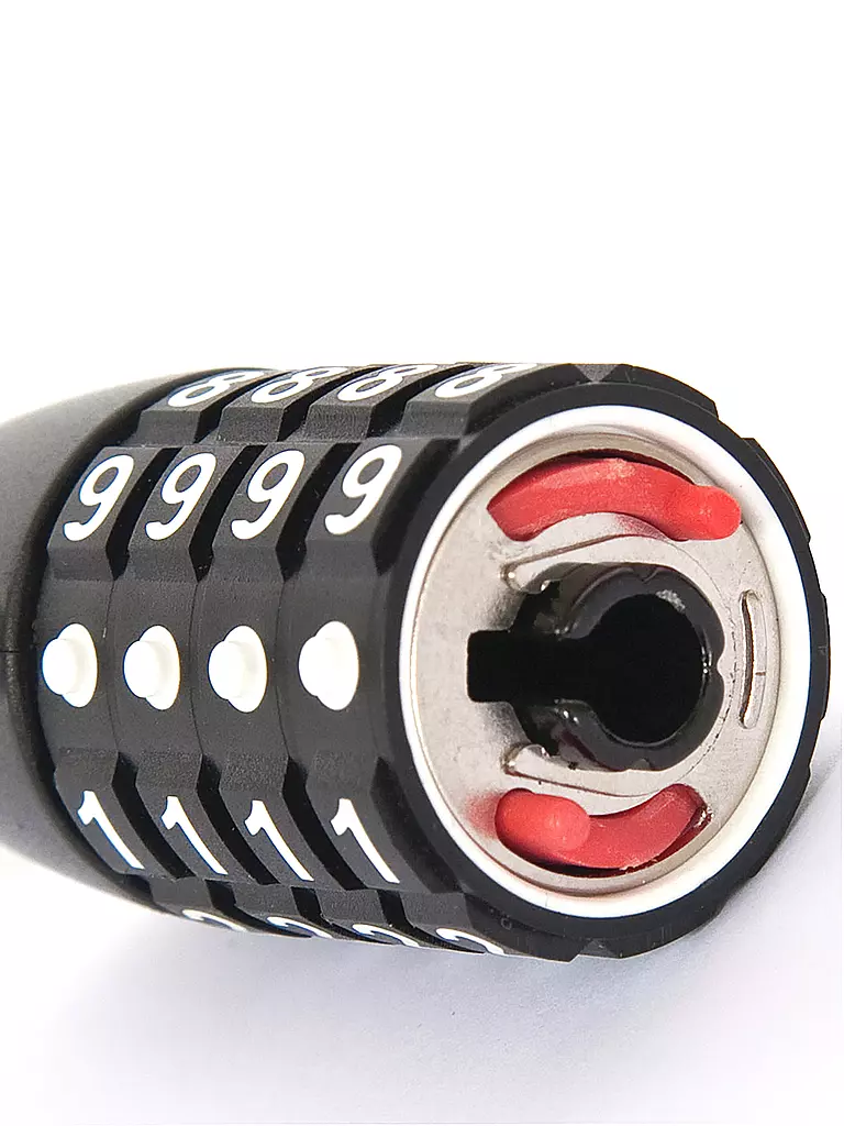 ABUS | Antivol à câble spiralé Raydo Pro 1450/185 | Noir