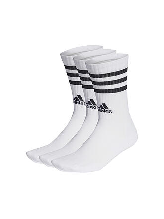 ADIDAS | Chaussettes de loisirs 3-Stripes Cushioned Crew, 3 paires