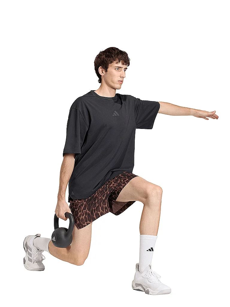 Adidas D4T Power AOP 7" Shorts Earth Strata L 3