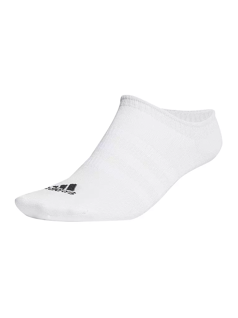 ADIDAS | Chaussettes de loisirs fines et légères invisibles, paquet de 3 | Blanc