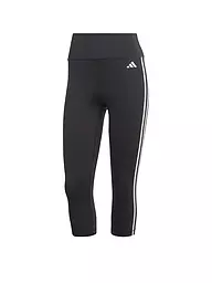 ADIDAS | Collant de fitness 3/4 taille haute 3 bandes Train Essentials pour femmes | Noir