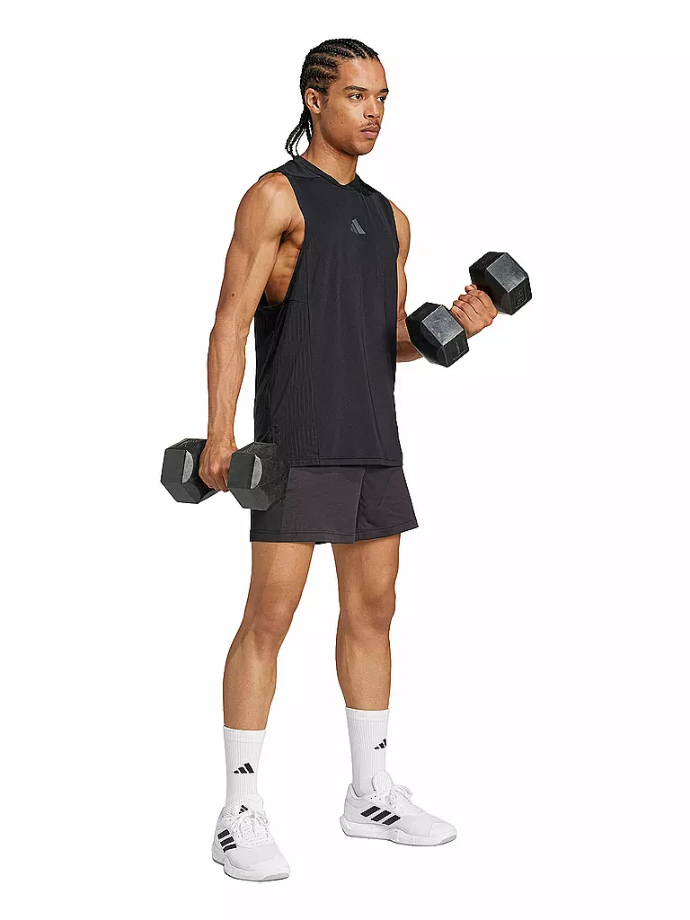 ADIDAS | Débardeur de fitness homme D4T Intense | Noir