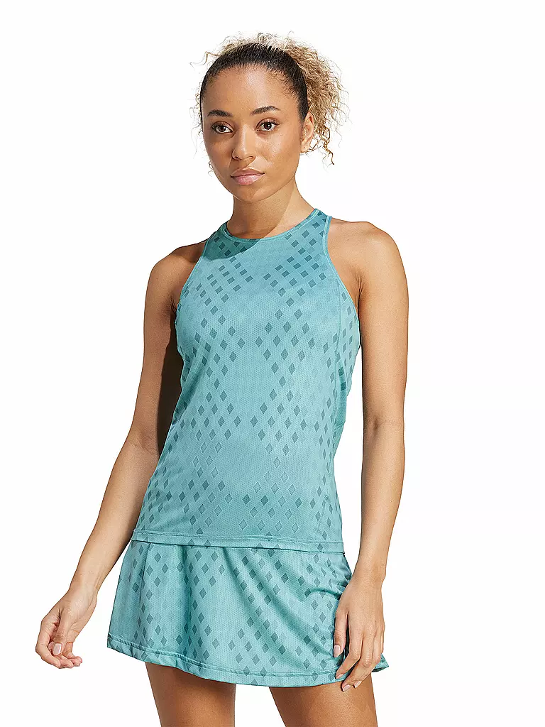 ADIDAS | Débardeur de tennis femme Club Climacool graphique | Pétrole
