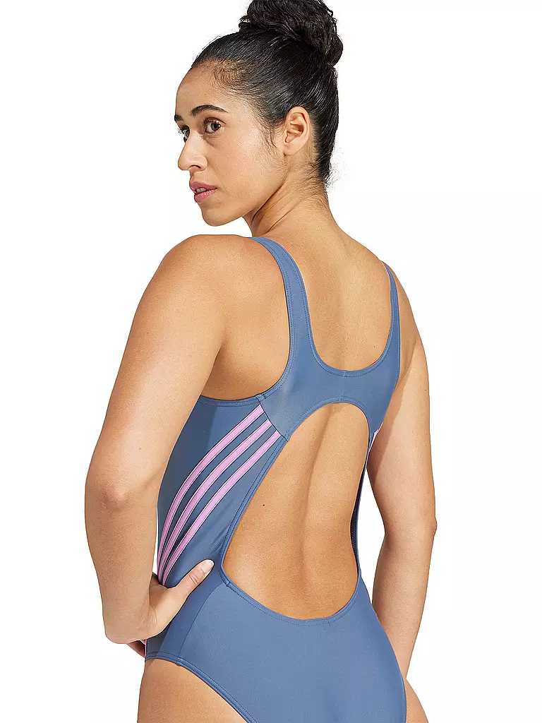 ADIDAS | Damen Badeanzug 3-Streifen | Bleu foncé