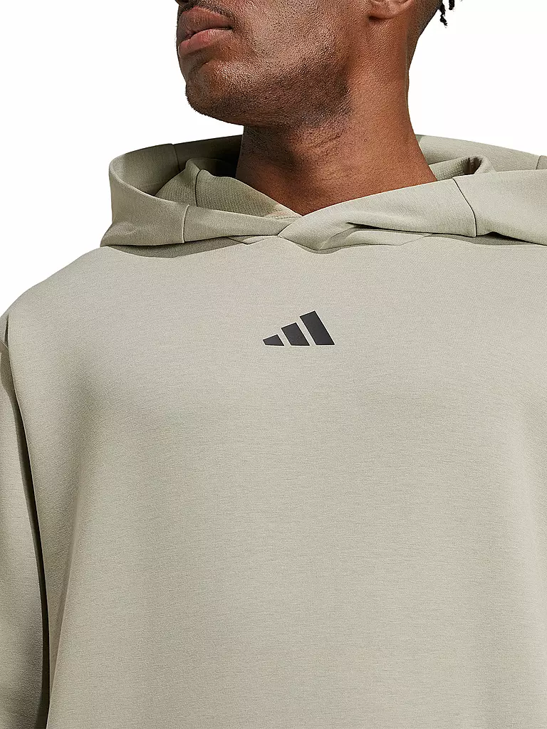 ADIDAS | Damen Fitnesshoodie Designed for Training  | Camel