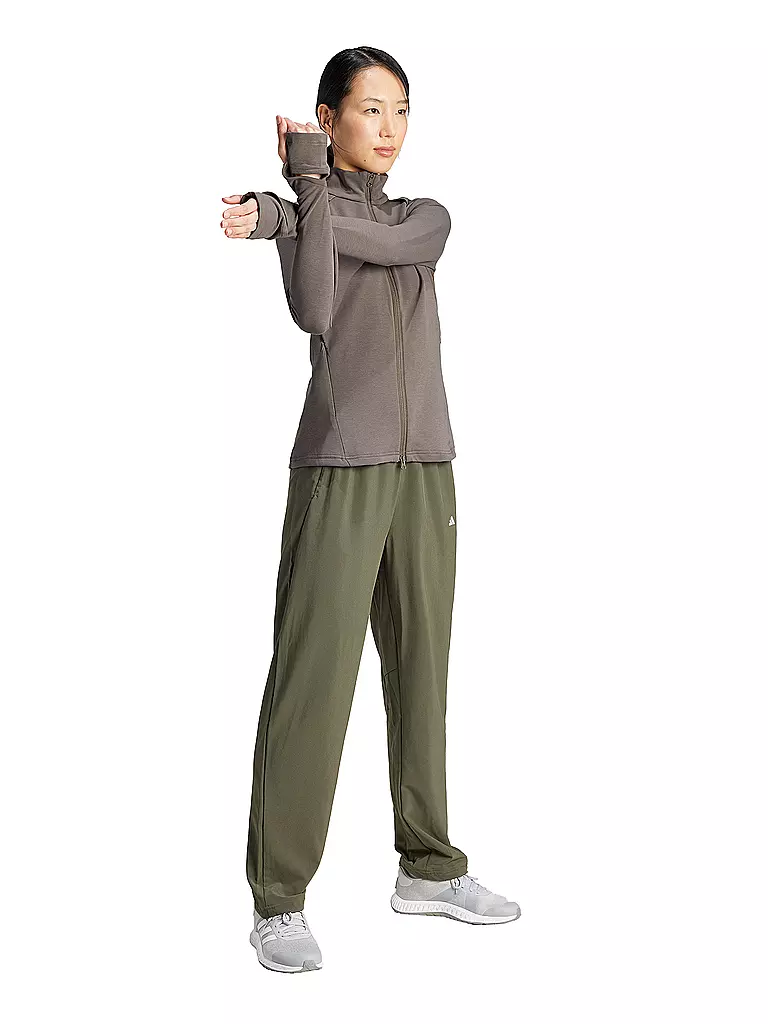 ADIDAS | Damen Fitnessjacke  | Marron