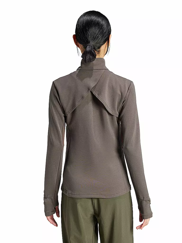 ADIDAS | Damen Fitnessjacke  | Marron