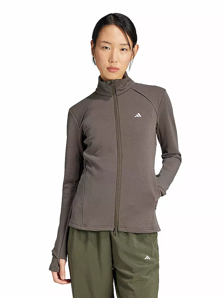 ADIDAS | Damen Fitnessjacke  | Marron