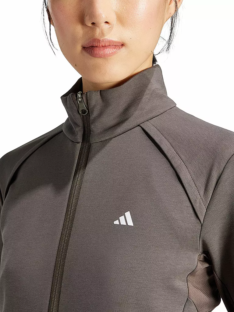 ADIDAS | Damen Fitnessjacke  | Marron