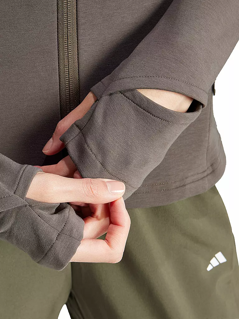 ADIDAS | Damen Fitnessjacke  | Marron