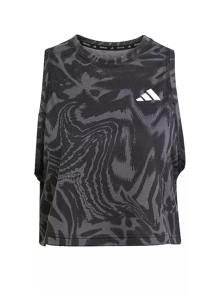 ADIDAS | Damen Fitnesstank Crop TE MIN | Noir
