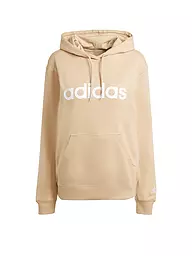 ADIDAS | Damen Hoodie Essentials Linear | Camel
