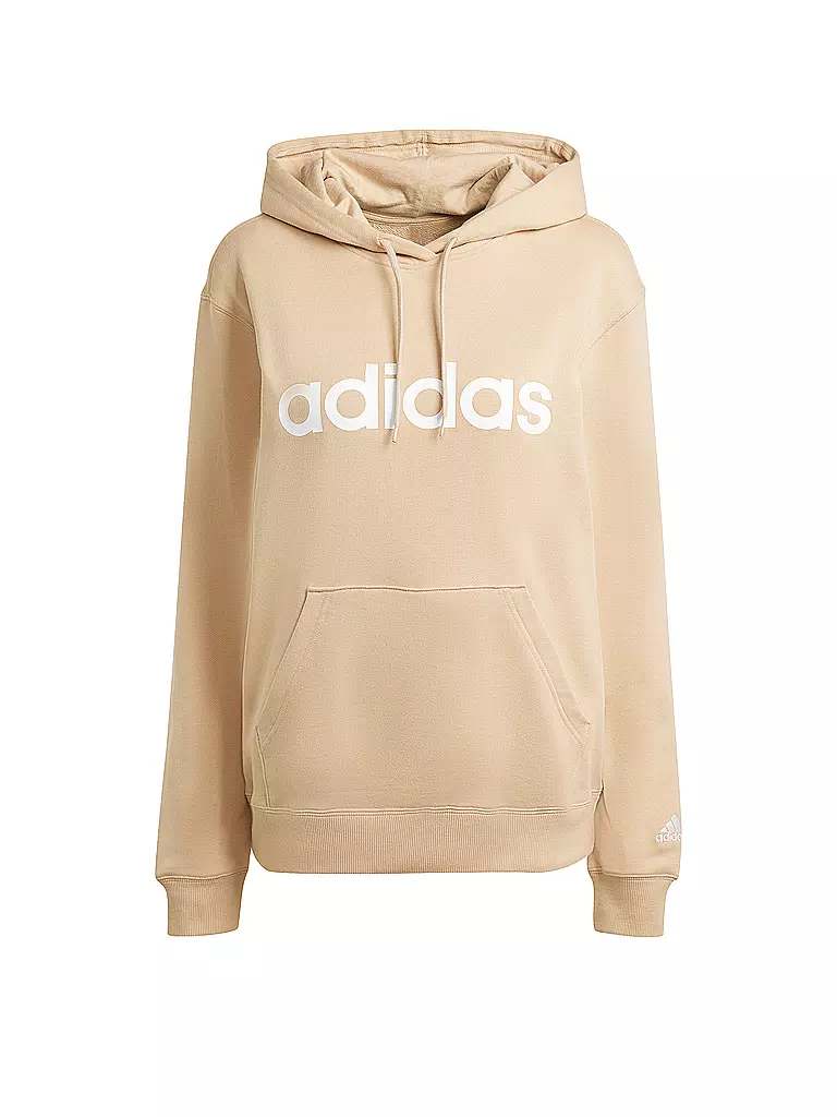 ADIDAS | Damen Hoodie Essentials Linear | Camel