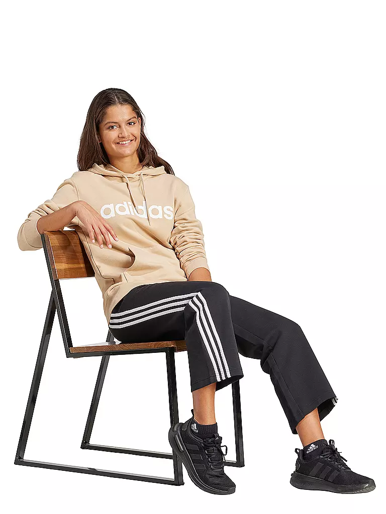 ADIDAS | Damen Hoodie Essentials Linear | Camel