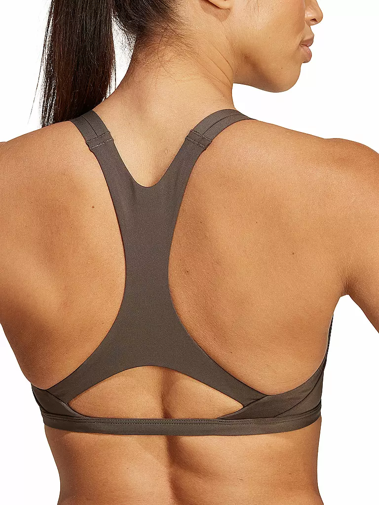 ADIDAS | Damen Sport-BH Aeroimpact Luxe  Low Support | Marron