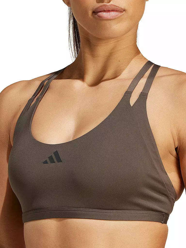 ADIDAS | Damen Sport-BH Aeroimpact Luxe  Low Support | Marron