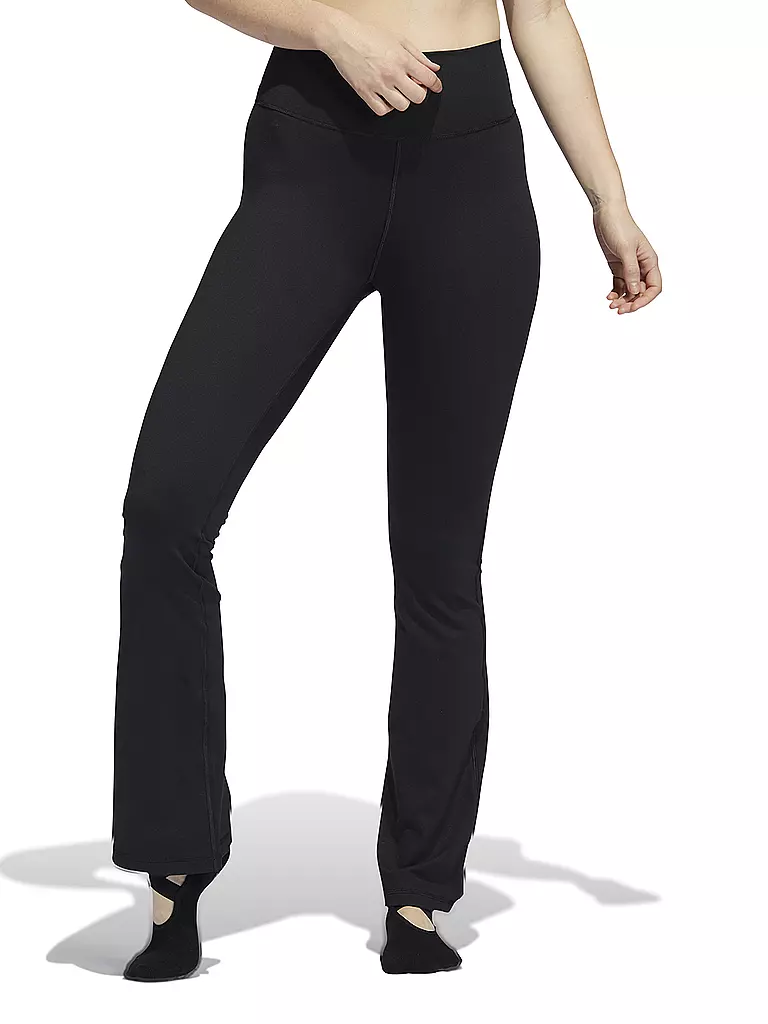 ADIDAS | Damen Yogahose Jazzpanz Studio Flared | Noir