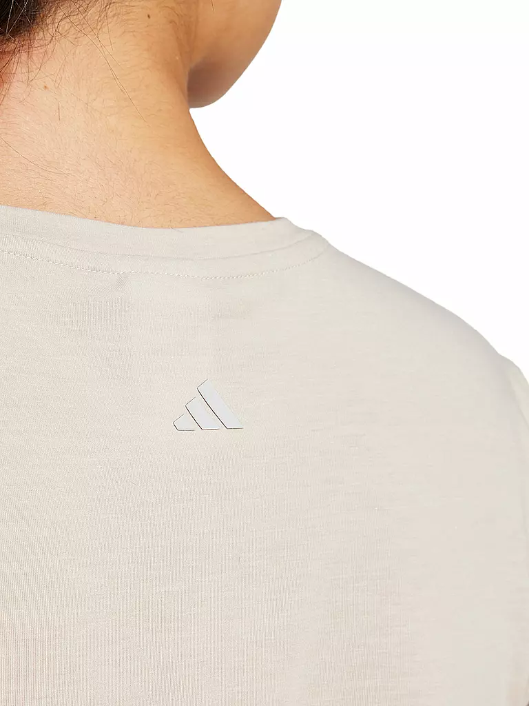 ADIDAS | Damen Yogashirt Cropped | Beige
