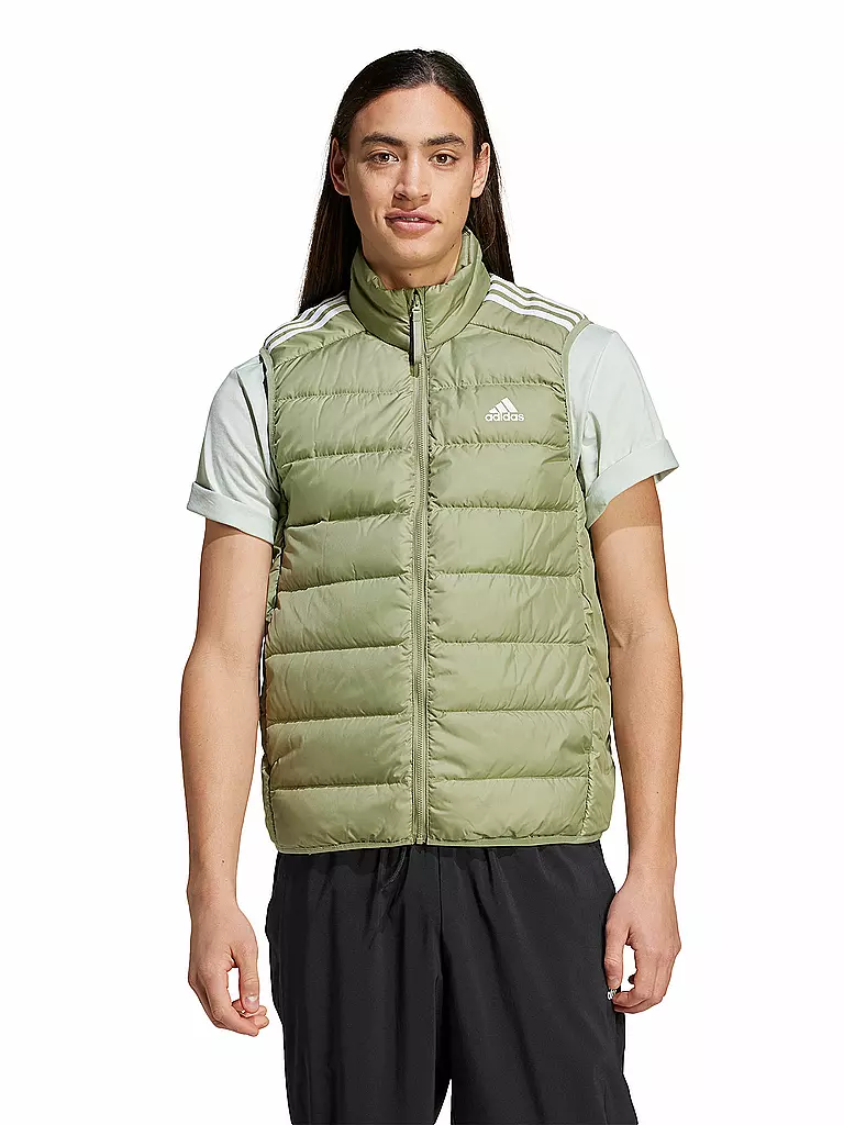 ADIDAS | Doudoune sans manches homme Essentials 3-Stripes Light | Olive