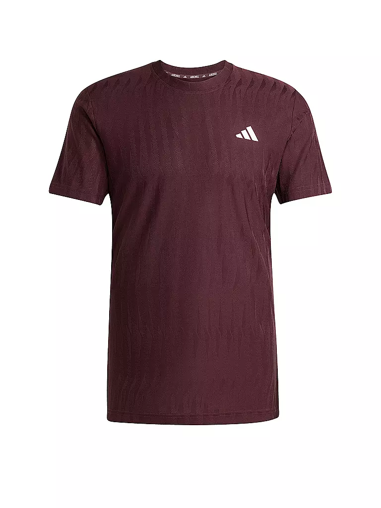 ADIDAS | Haut de tennis Freelift pour hommes | Rouge foncé