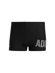 ADIDAS | Herren Beinbadehose Wording Swim Boxer | Noir