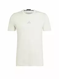 ADIDAS | Herren Fitnessshirt 	 Designed for Training HIIT Workout HEAT.RDY | Blanc