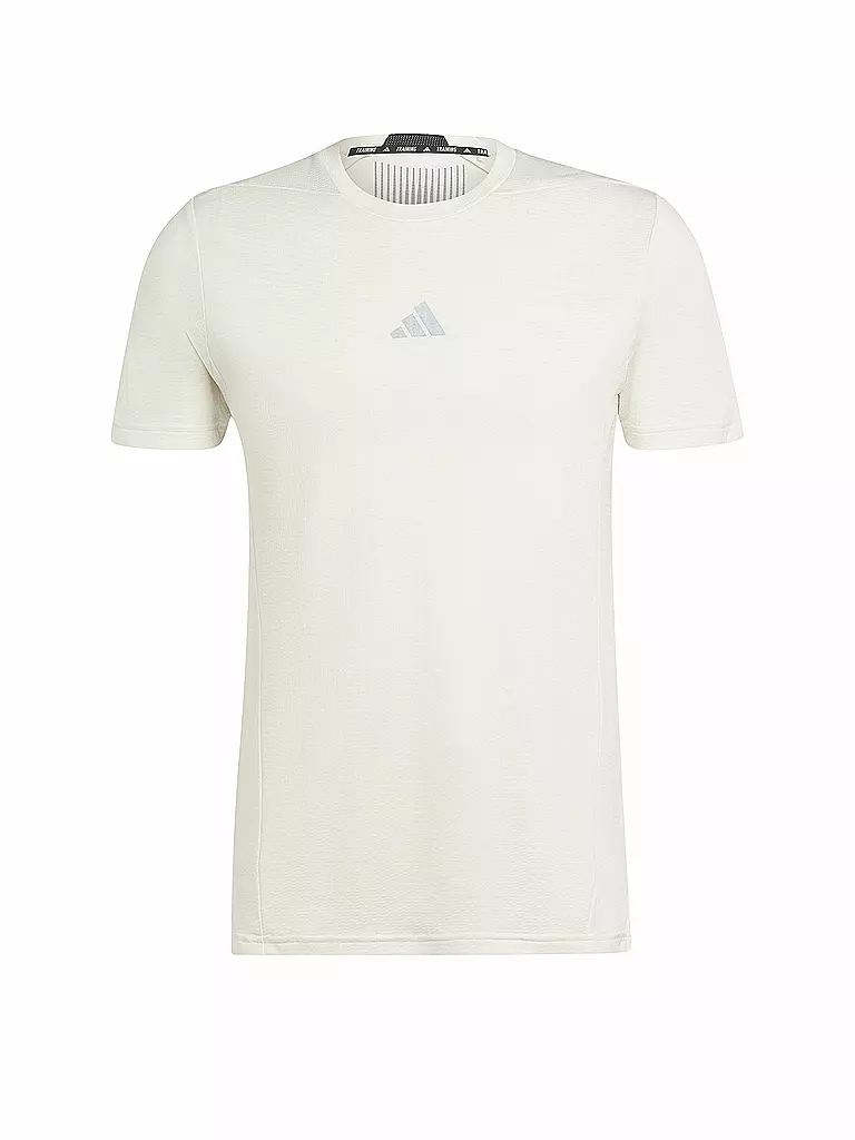 ADIDAS | Herren Fitnessshirt 	 Designed for Training HIIT Workout HEAT.RDY | Blanc