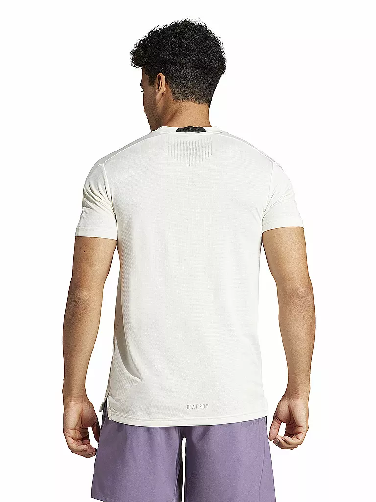 ADIDAS | Herren Fitnessshirt 	 Designed for Training HIIT Workout HEAT.RDY | Blanc