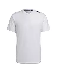 ADIDAS | Herren Fitnessshirt Designed for Training  | Blanc