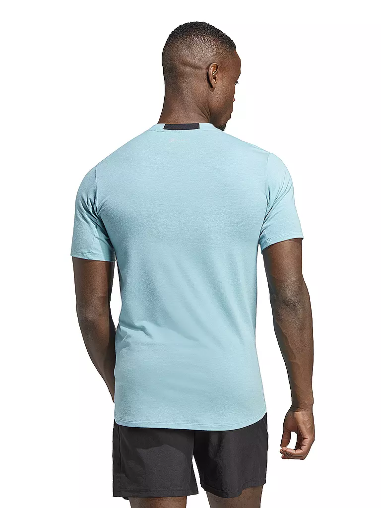 ADIDAS | Herren Fitnessshirt Designed for Training  | Bleu clair