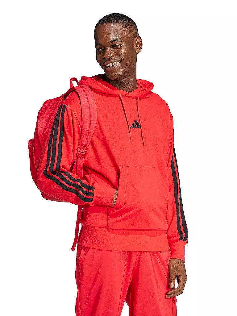 ADIDAS | Herren Hoodie 3S FT | Rouge