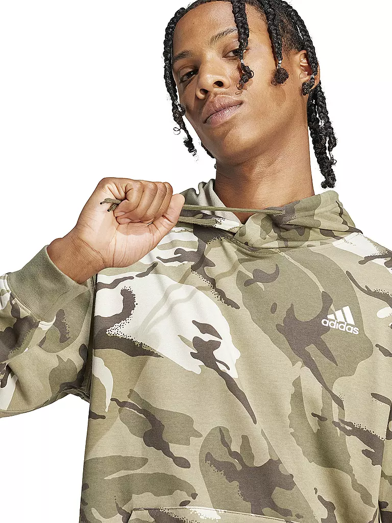 ADIDAS | Herren Hoodie Seasonal Essentials Camouflage | Olive
