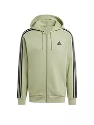 ADIDAS | Herren Kapuzenjacke Essentials 3-Streifen  | Olive