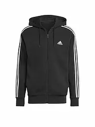 ADIDAS | Herren Kapuzenjacke Essentials French Terry 3-Streifen | Noir