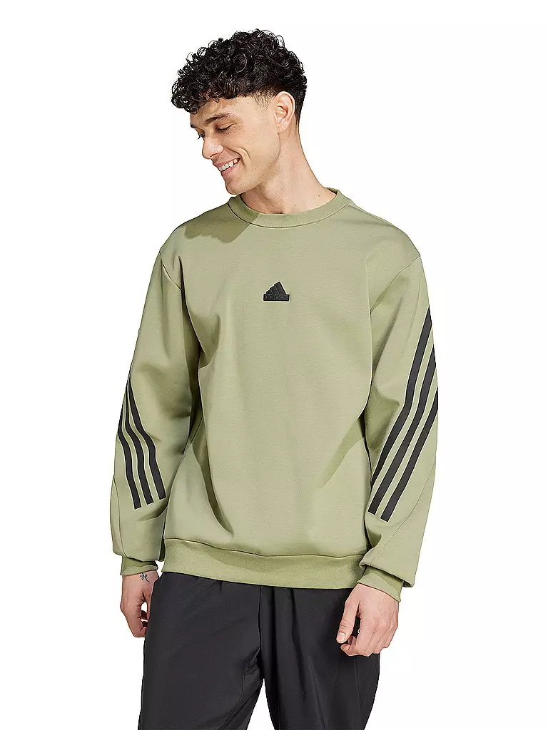 ADIDAS | Herren Sweater Future Icons 3-Streifen  | Olive
