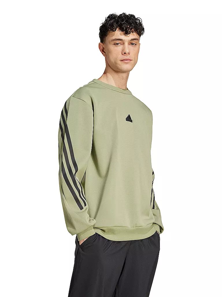 ADIDAS | Herren Sweater Future Icons 3-Streifen  | Olive