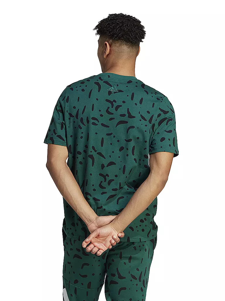 ADIDAS | Herren T-Shirt Essentials Single Logo | Vert foncé