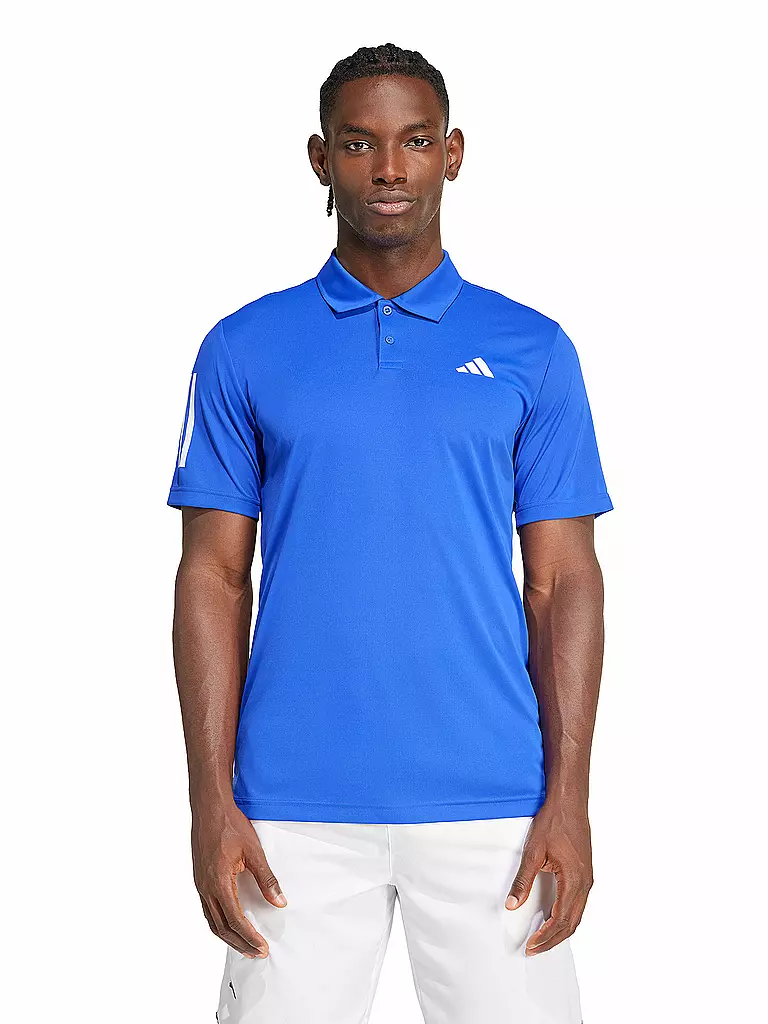ADIDAS | Herren Tennispolo Club 3-Streifen | Bleu