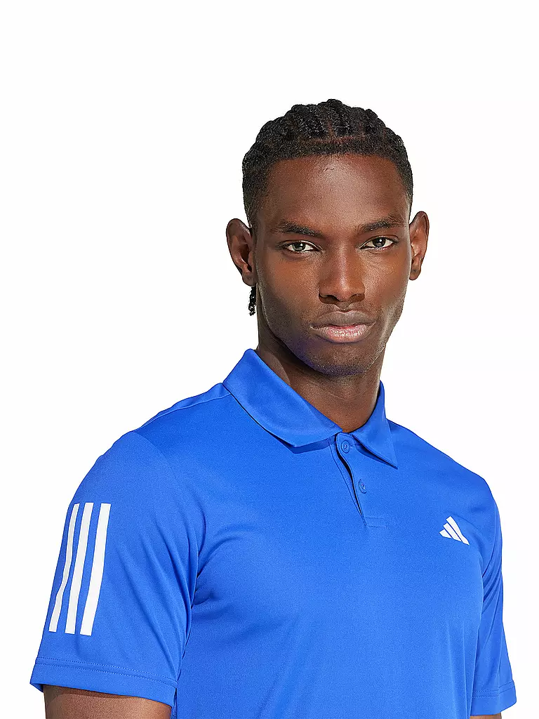 ADIDAS | Herren Tennispolo Club 3-Streifen | Bleu