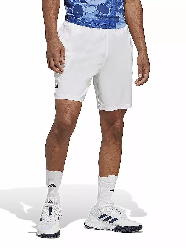 ADIDAS | Herren Tennisshort Club Stretch Woven 7inch | Blanc