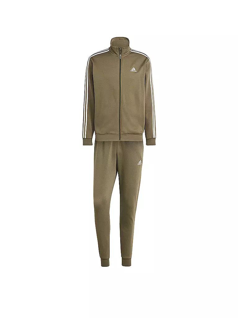 ADIDAS | Herren Trainingsanzug 3-Streifen | Olive