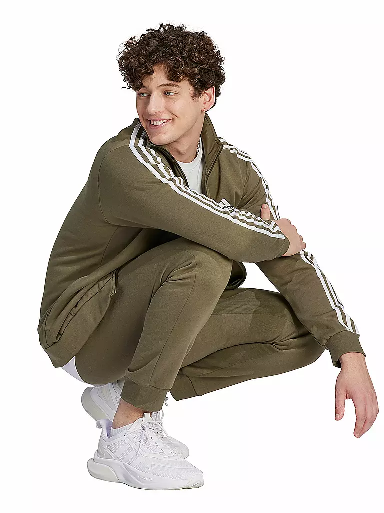 ADIDAS | Herren Trainingsanzug 3-Streifen | Olive