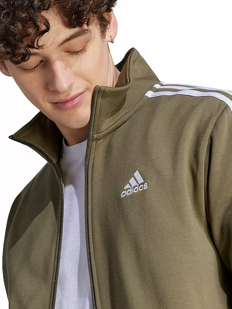 ADIDAS | Herren Trainingsanzug 3-Streifen | Olive