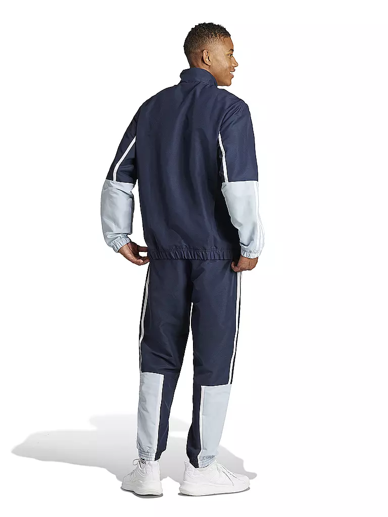 ADIDAS | Herren Trainingsanzug Colorblock 3S | Bleu foncé