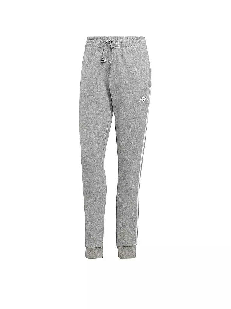 ADIDAS | Jogginghose Damen Essentials 3-Stripes French Terry Cuffed | Gris clair