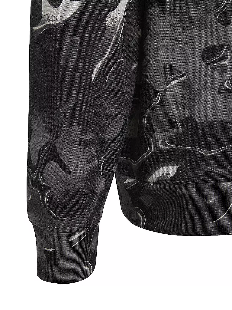 ADIDAS | Jungen Hoodie Future Icons Allover Print  | Noir